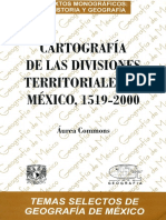 Cartografia de Las Divisiones Territoriales de México 1519-2000