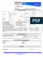 Procurement and Contracts: Vendor Registration Approval Form