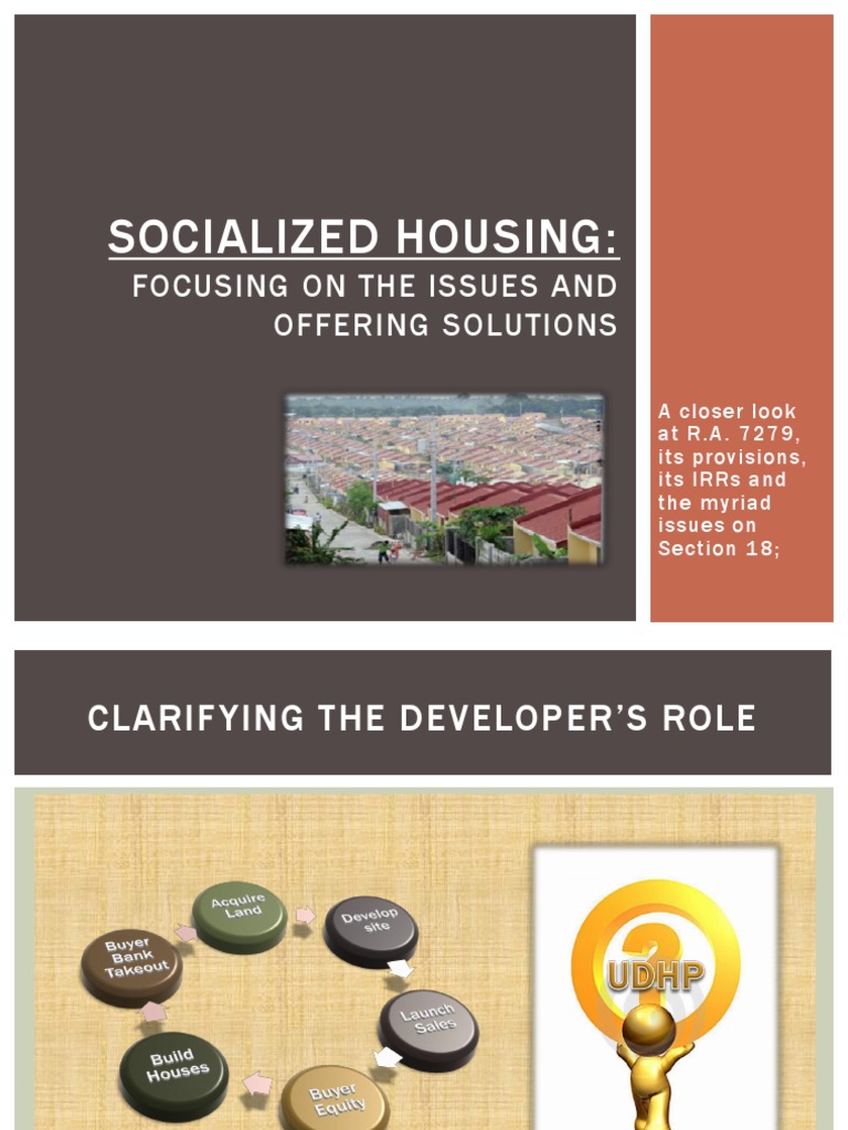 Socialized Housing in the Philippines Is Eminent Domain Taxes