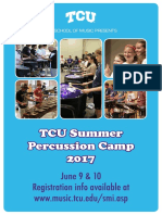 TCU SOS Percussion Camp 2017