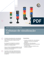 Colunas de sinalização Siemens para automação industrial