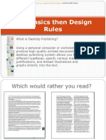 DTP Basics and Design Rules