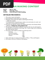 Criteria For Slogan Poster