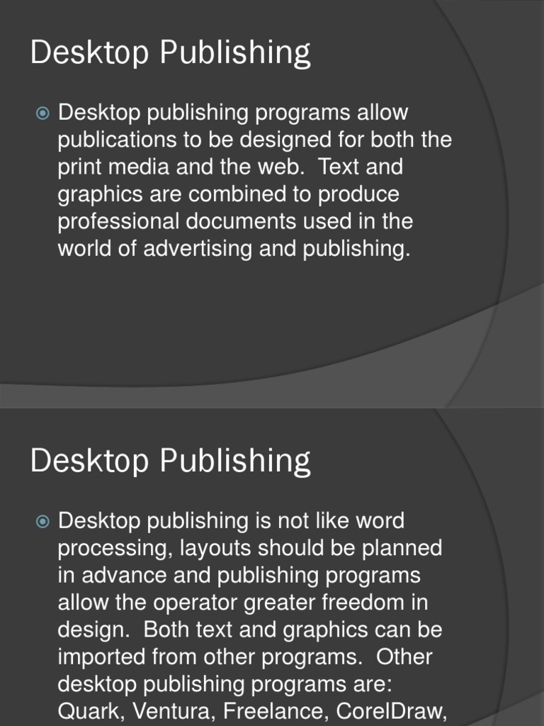 MS Publisher Parts and Functions Guide | PDF | Page Layout | Software