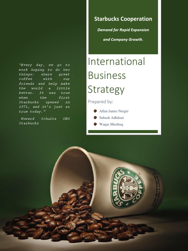 Starbucks Term Paper1 Competitive Advantage Strategic Management
