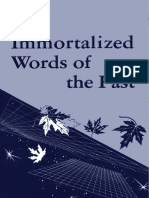 The Immortalized Words of The Past - Ralph M. Lewis