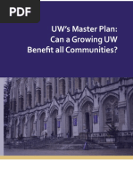 UW’s Master Plan