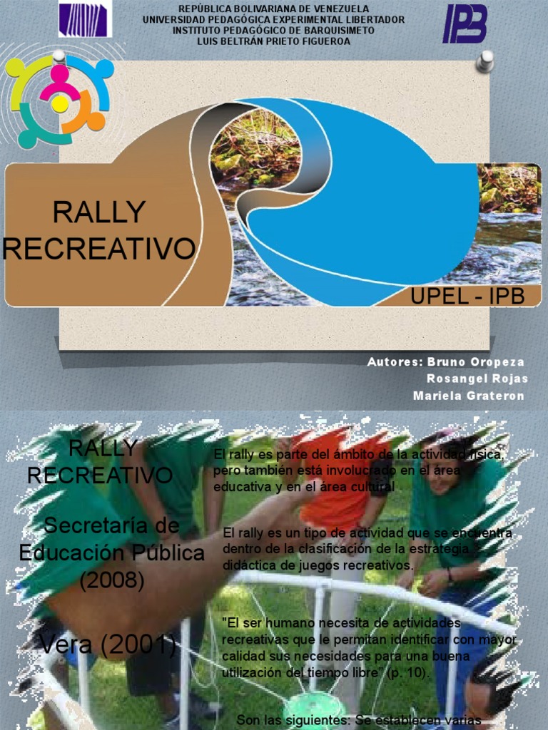 Tipos y Concepto del Rally Recreativo | PDF | Ocio | Deportes