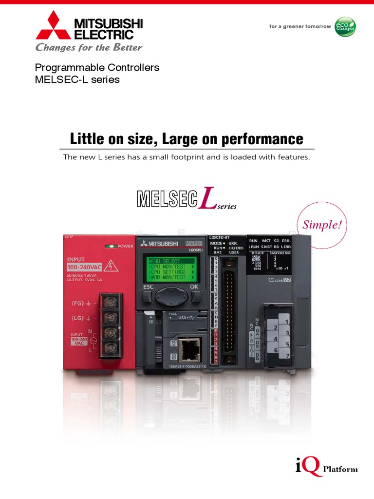 PLC L Brouchure PDF Communications Protocols Programmable Logic