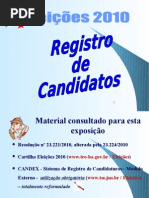 Eleições 2010 - Candidatos