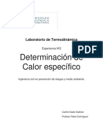 Laboratorio de Termodinámica