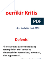 Kuliah Berpikir Kritis