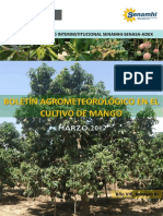 Boletín Agrometeorológico Mango - Marzo2017