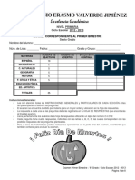 Formato de Examen 3°a 6° Grados