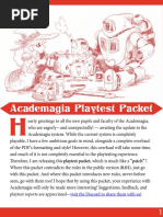 Academagia Playtest Packet