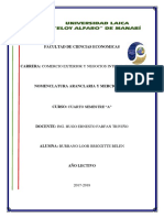 Transmision Electronica de La Declaracion Aduanera Única DAU