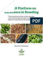 Accelerating genetic gains through CGIAR breeding excellence
