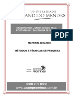 Metodos e Tecnicas de Pesquisa PDF