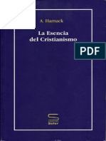 Harnack, Adolf. La Esencia Del Cristianismo