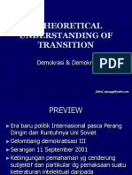 A Theoretical Understanding of Transition