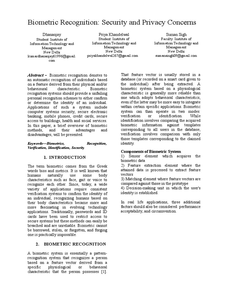Biometric verification image