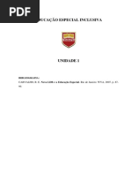 Educação Especial Inclusiva Livro U1
