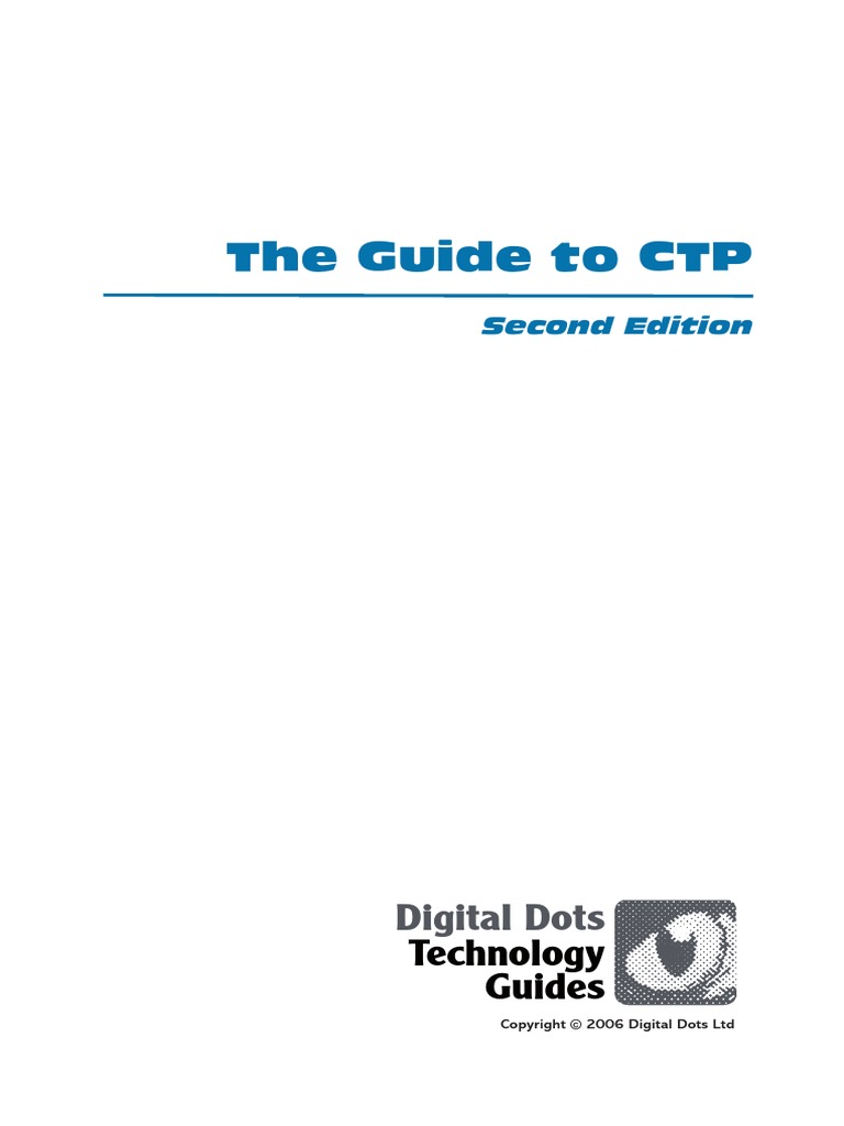 CTP 2006 | PDF | Printer (Computing) | Media Technology