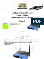 Configuración Del Access Point - Modo Infraestrucutra y Ad-Hoc