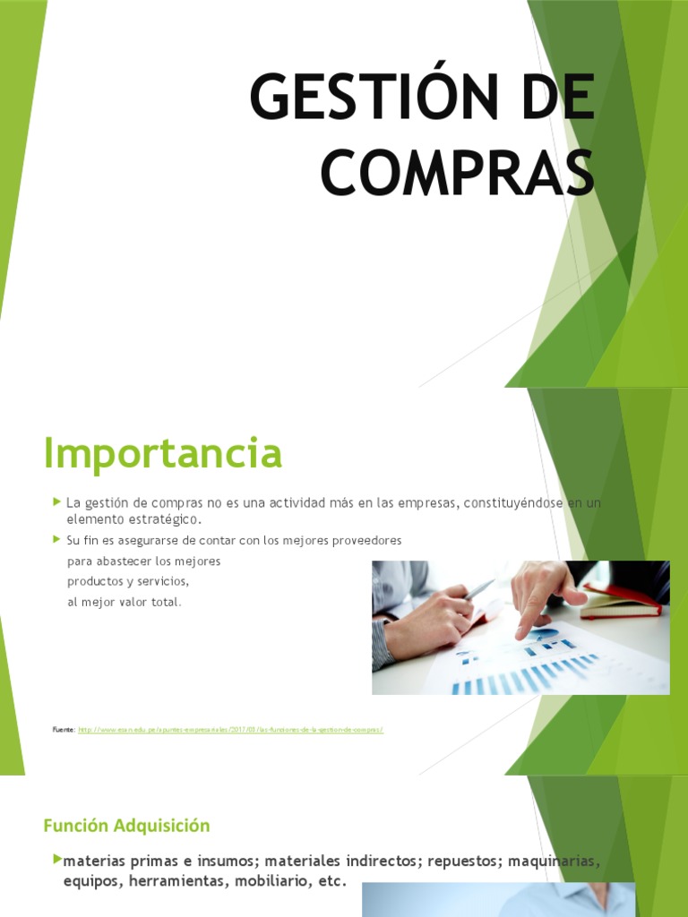 Gestión de Compras | PDF | Calidad (comercial) | Negocios económicos