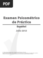 Psychometric July 2015 Spanish