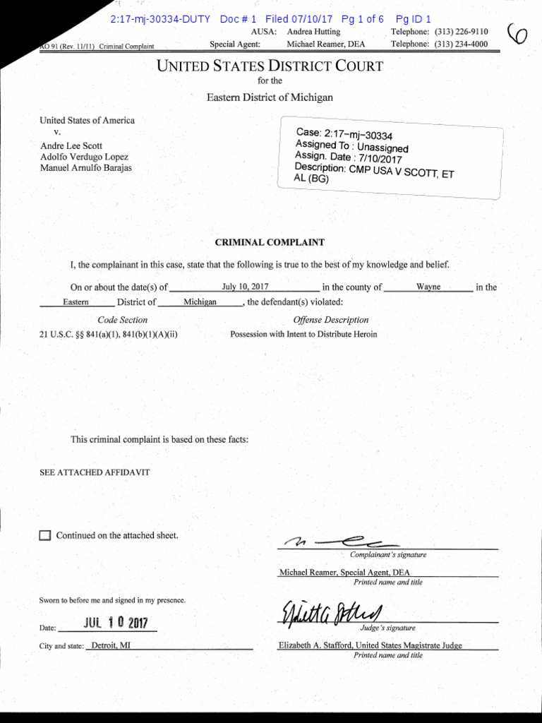 Novi Heroin Raid by DEA | PDF