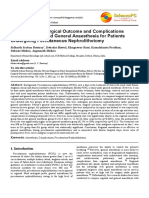 Comparison of Surgical Outcome and Complications Between Spinal and General Anaesthesia For Patients Undergoing Percutaneous Nephrolithotomy