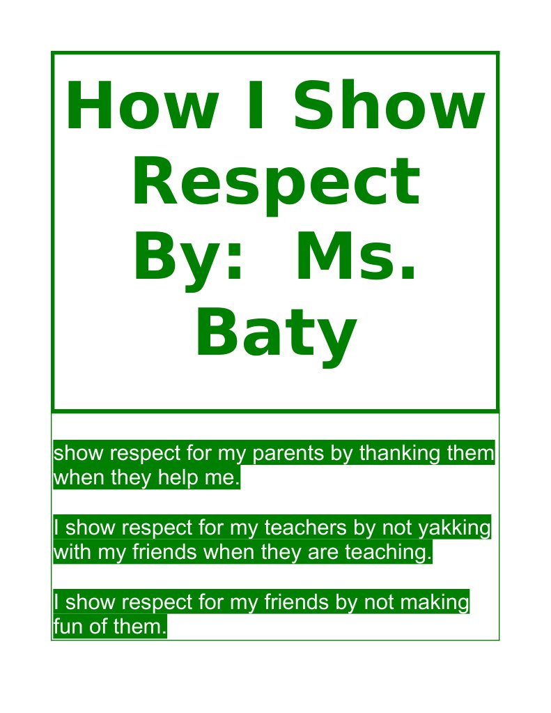 Ways to Show Respect in Life | PDF