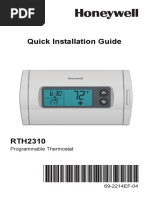 Honeywell Thermostat RTH 2310