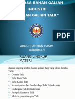 Bahan Galian Talk