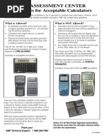 CIMA Approved Calculator Guidance | PDF | Calculator | Computing