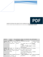 Matriz de Riesgos Del Proyecto de Vivienda de Interes Prioritario en Pensilvania.