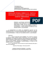 Processo de Segurança Contra Incêndio em Eventos Temporários