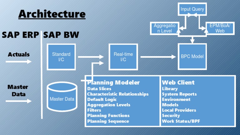 SAP BW Planning Model Overview | PDF