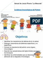 Mecanismos de Defensa Inmunologicos Del Pulmón - Dr. Alvarado