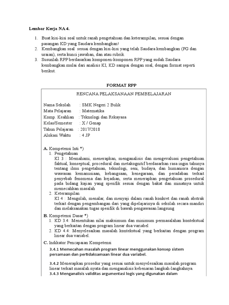 Soal yg terakait masalah real tentang program linier