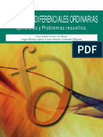 Ecuaciones Diferenciales Ordinarias Ejercicios PDF