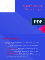 Subarachnoid Hemorrhage