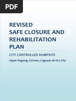 Download Safe Closure and Rehabilitation Plan of CDO City - Controlled Dumpsite by Edson Tandoc III SN353546999 doc pdf