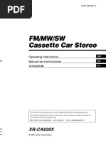 Sony -FM/MW/SW Reproductor de cassette - Manual español -Xrca620x Es