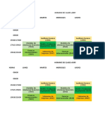 Horario de Clases