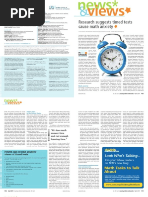 k5 nctm timed computation