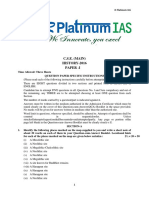 C.S.E. (MAIN) 2016 History Paper 1 R Platinum IAS