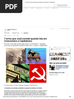 7 Erros Que Você Comete Quando Fala Em Comunismo e Capitalismo
