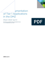 Vmware Secure Segmentation Tier 1 Apps in Dmz Vshield App White Paper